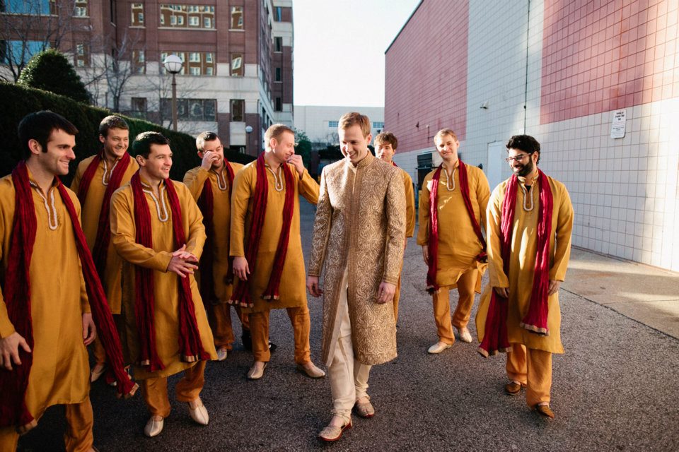 indian wedding groomsmen