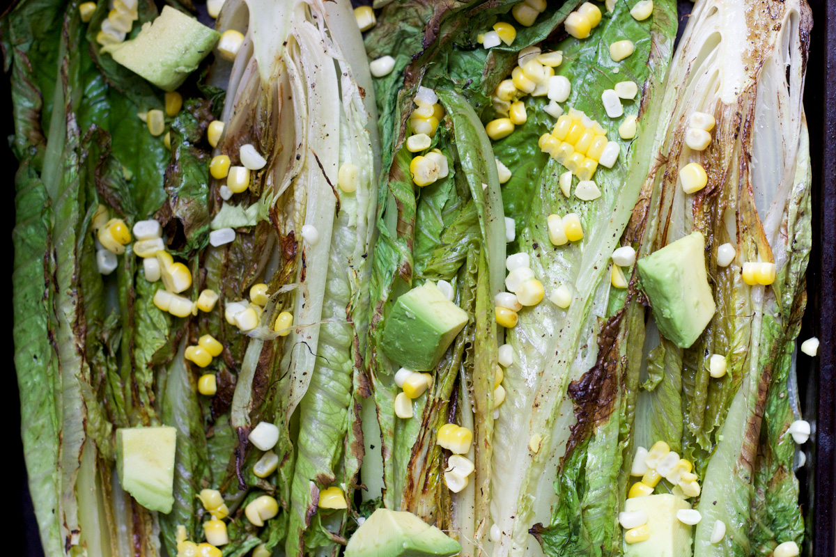 grilled romaine