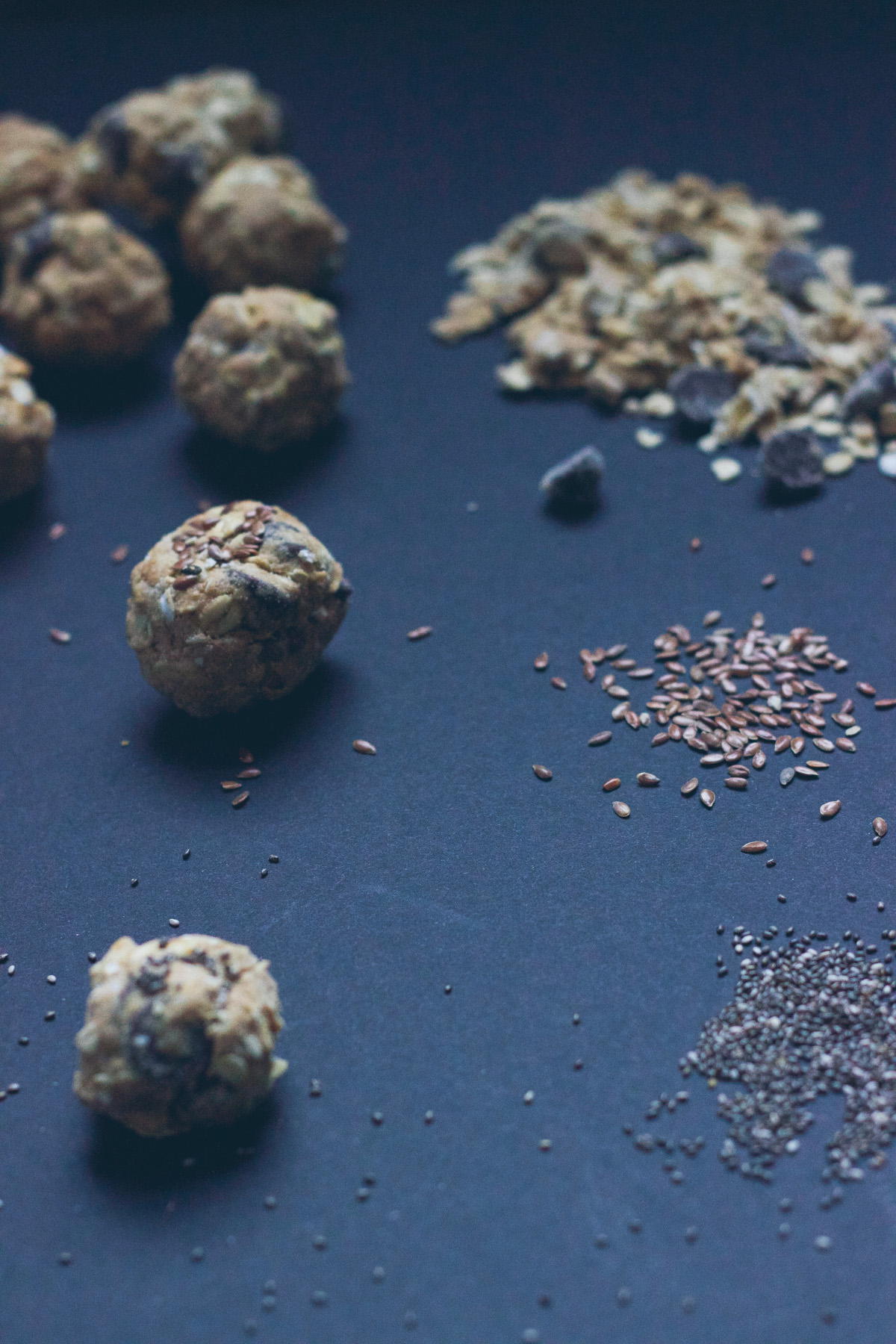 peanut butter chocolate chip protein ball