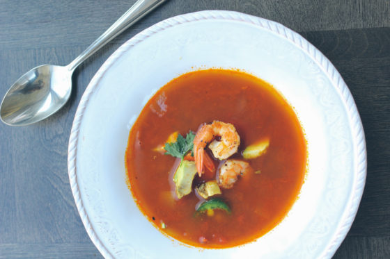 mexican shrimp soup