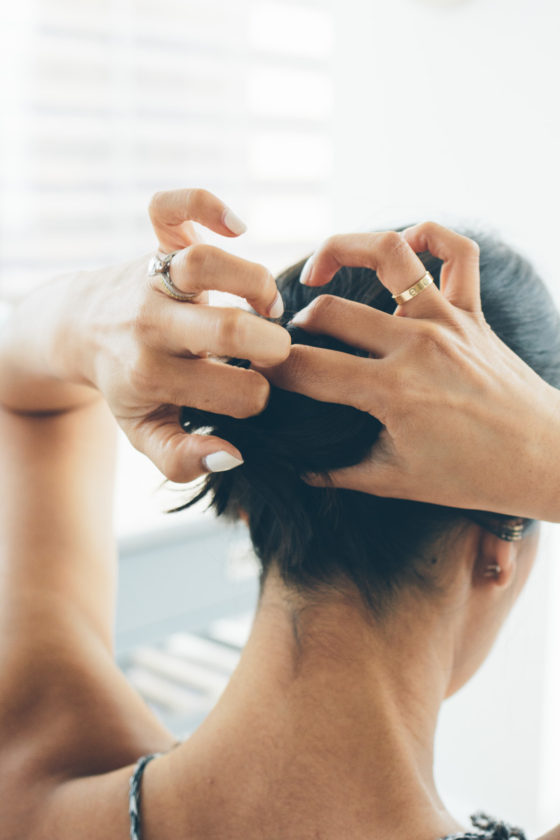 low bun hair tutorial