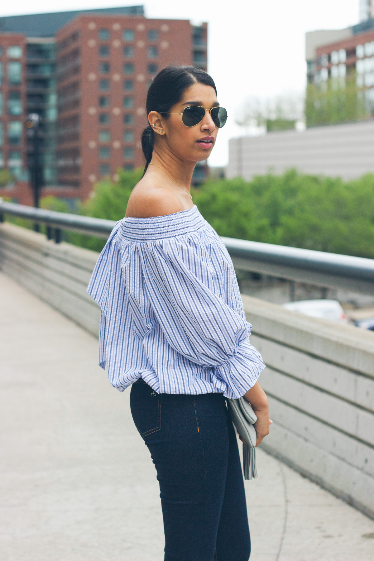 chicwish off the shoulder top