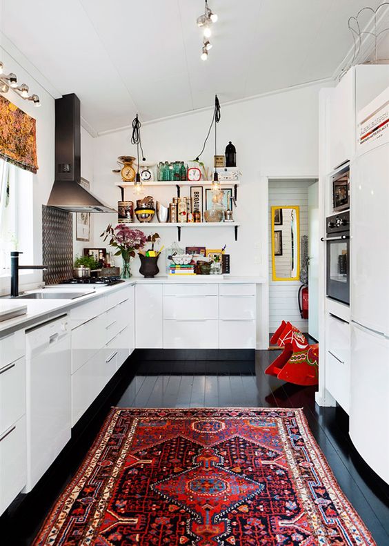 vintage kitchen rug