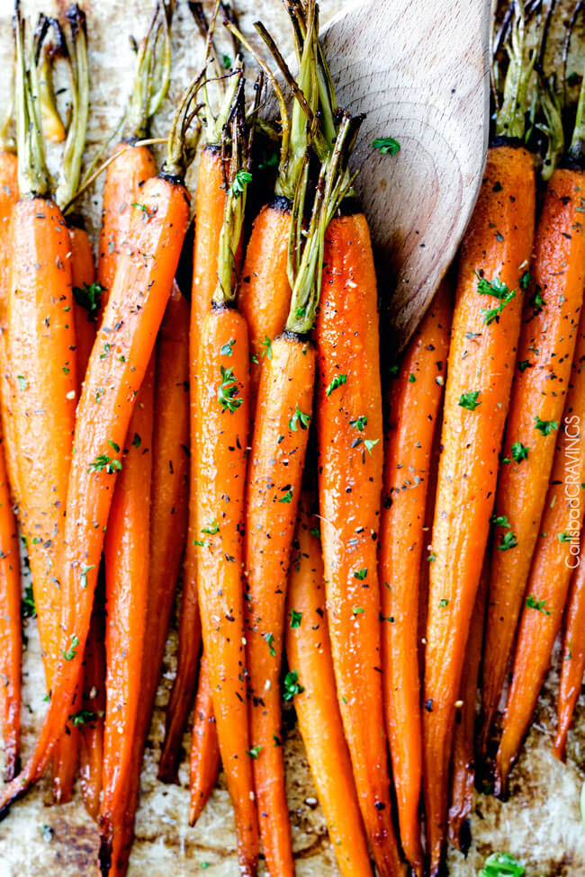 honey garlic carrots