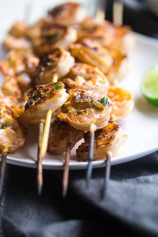 cilantro grilled shrimp