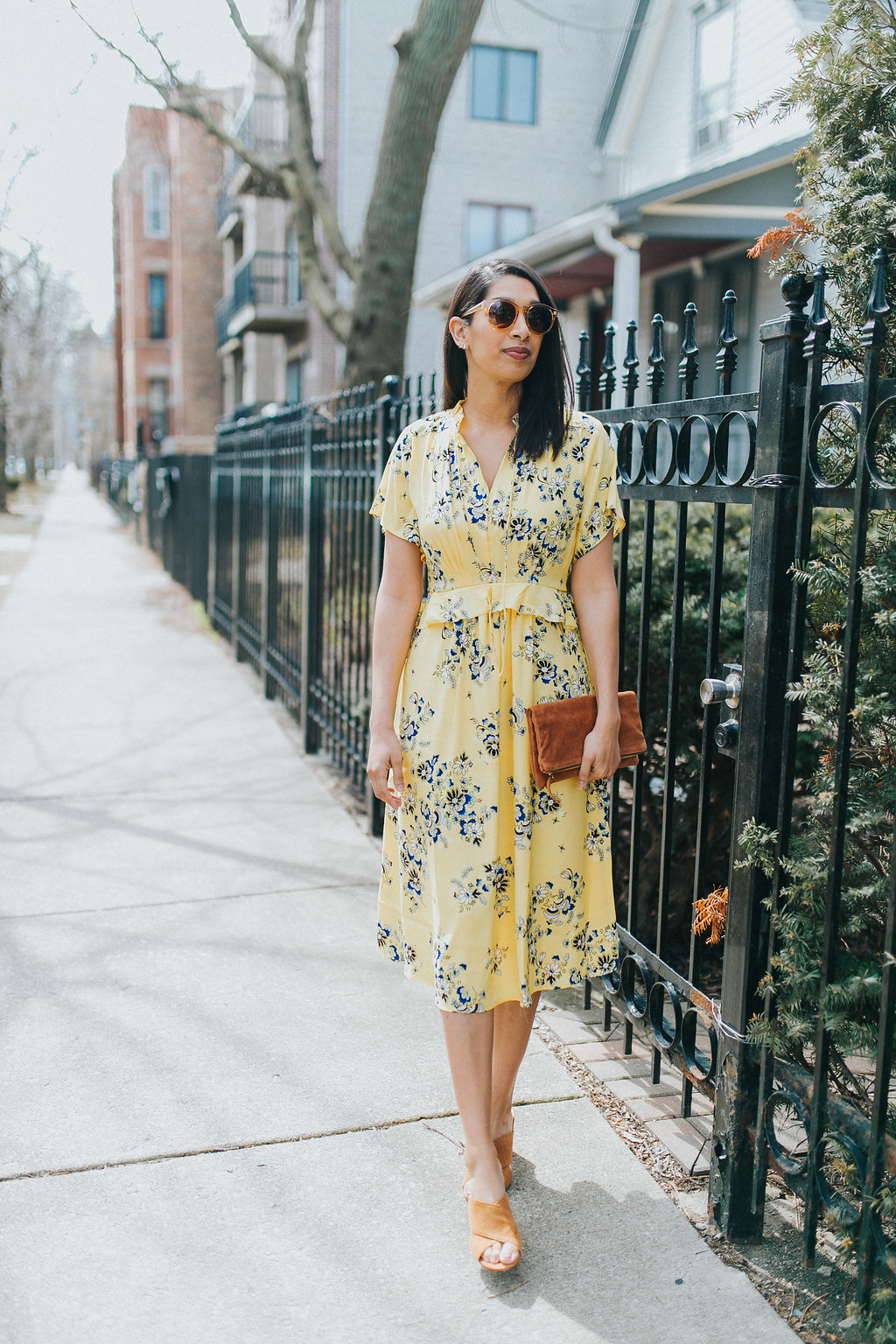 spring yellow dress