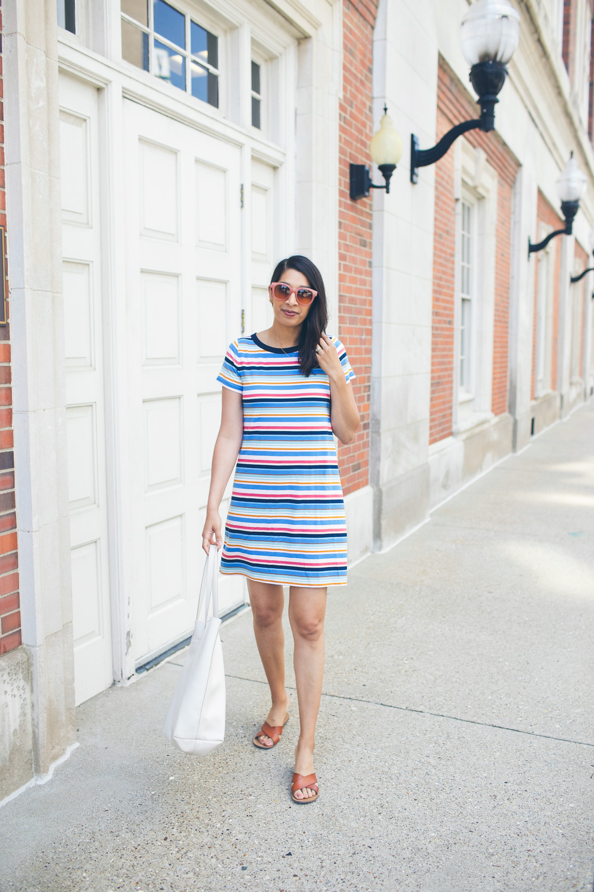 loft striped dress