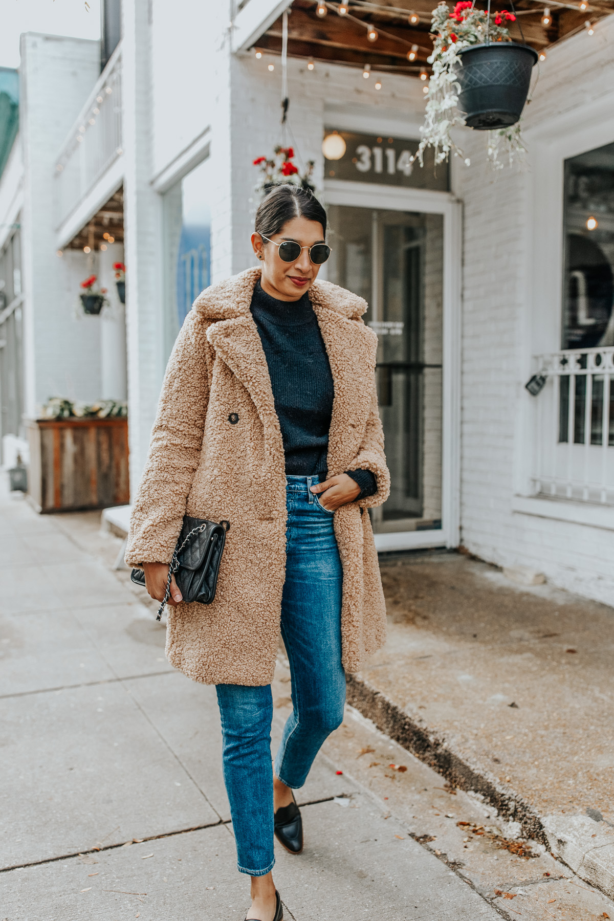 how to style teddy coat 