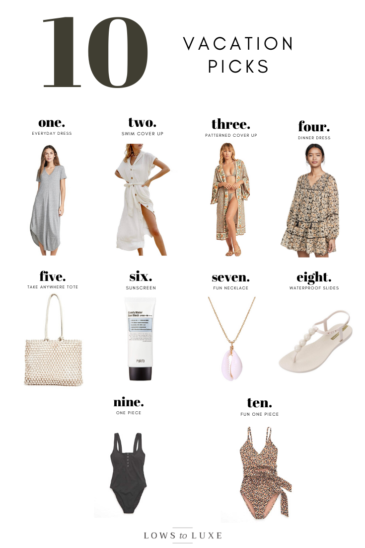 My Recent Vacation Buys | Lows to Luxe