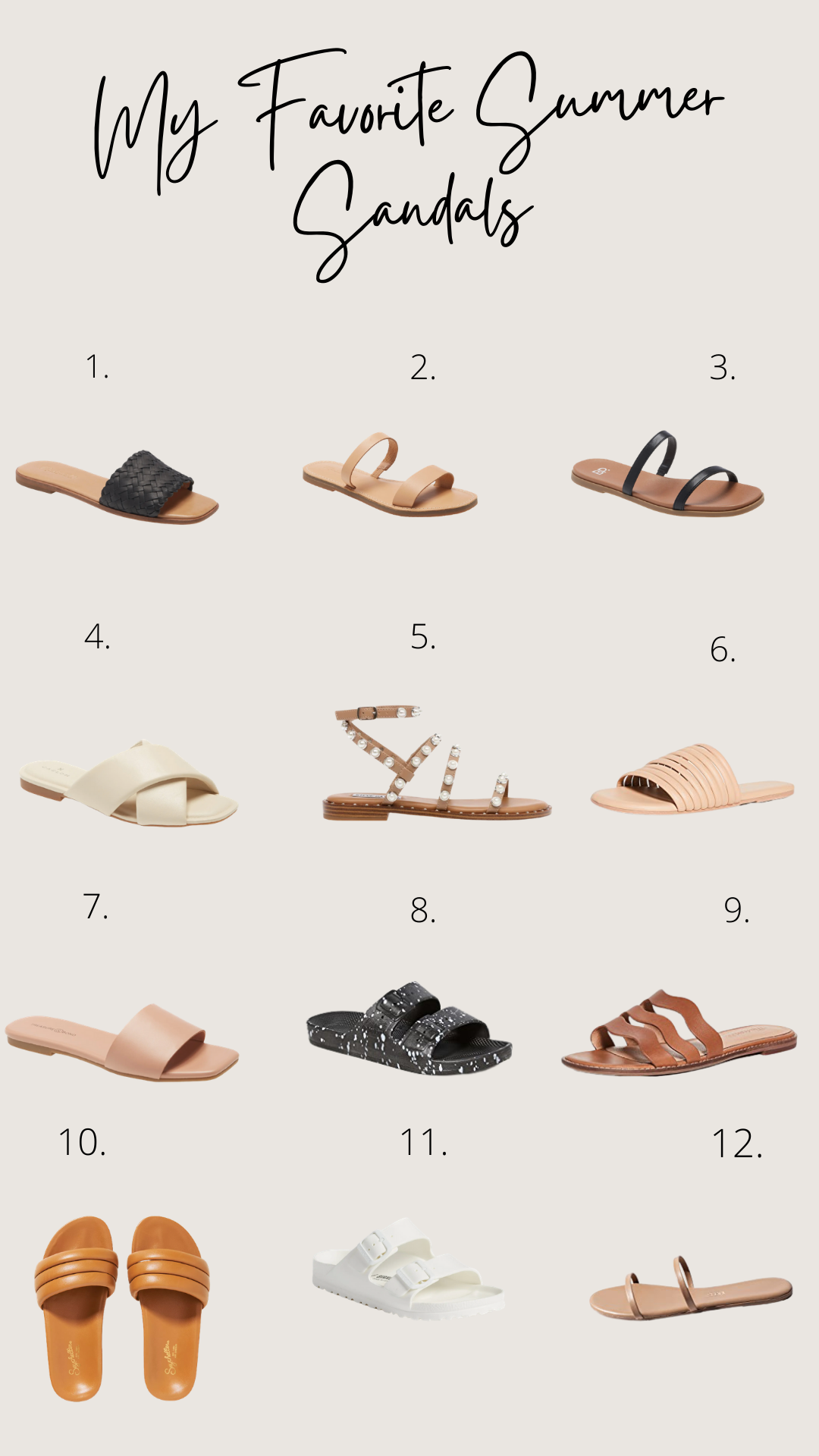 12 Summer Sandals To Shop This Season | Lows to Luxe